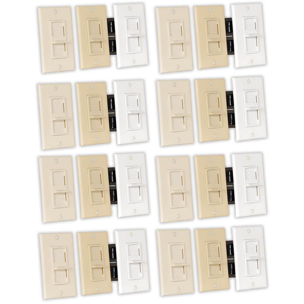 Theater Solutions TSVCS Speaker Volume Control 3 Color White Ivory Almond 8 Pack