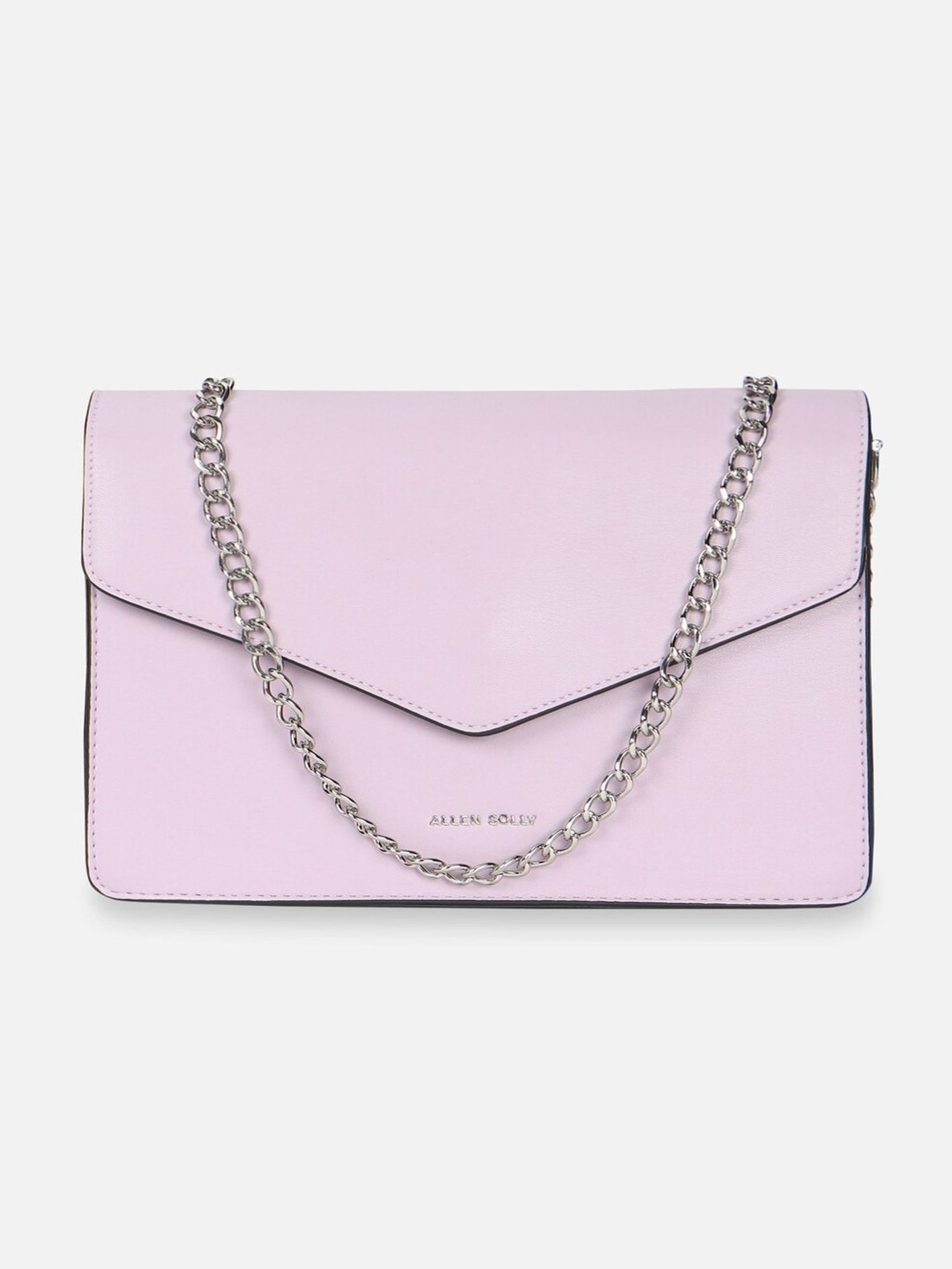 Allen Solly Purple Solid Medium Sling Handbag