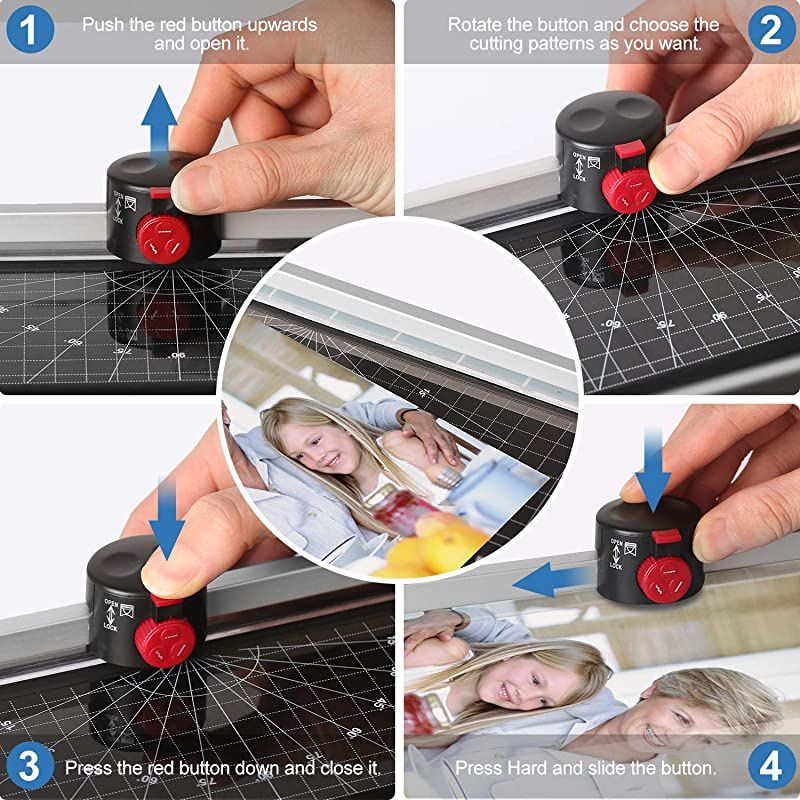 13 Inches Laminator Machine  7 in 1 Thermal Laminator with 20 Laminating Pouches Paper Trimmer Corner Rounder Photo Frame for HomeSchoolOffice Use