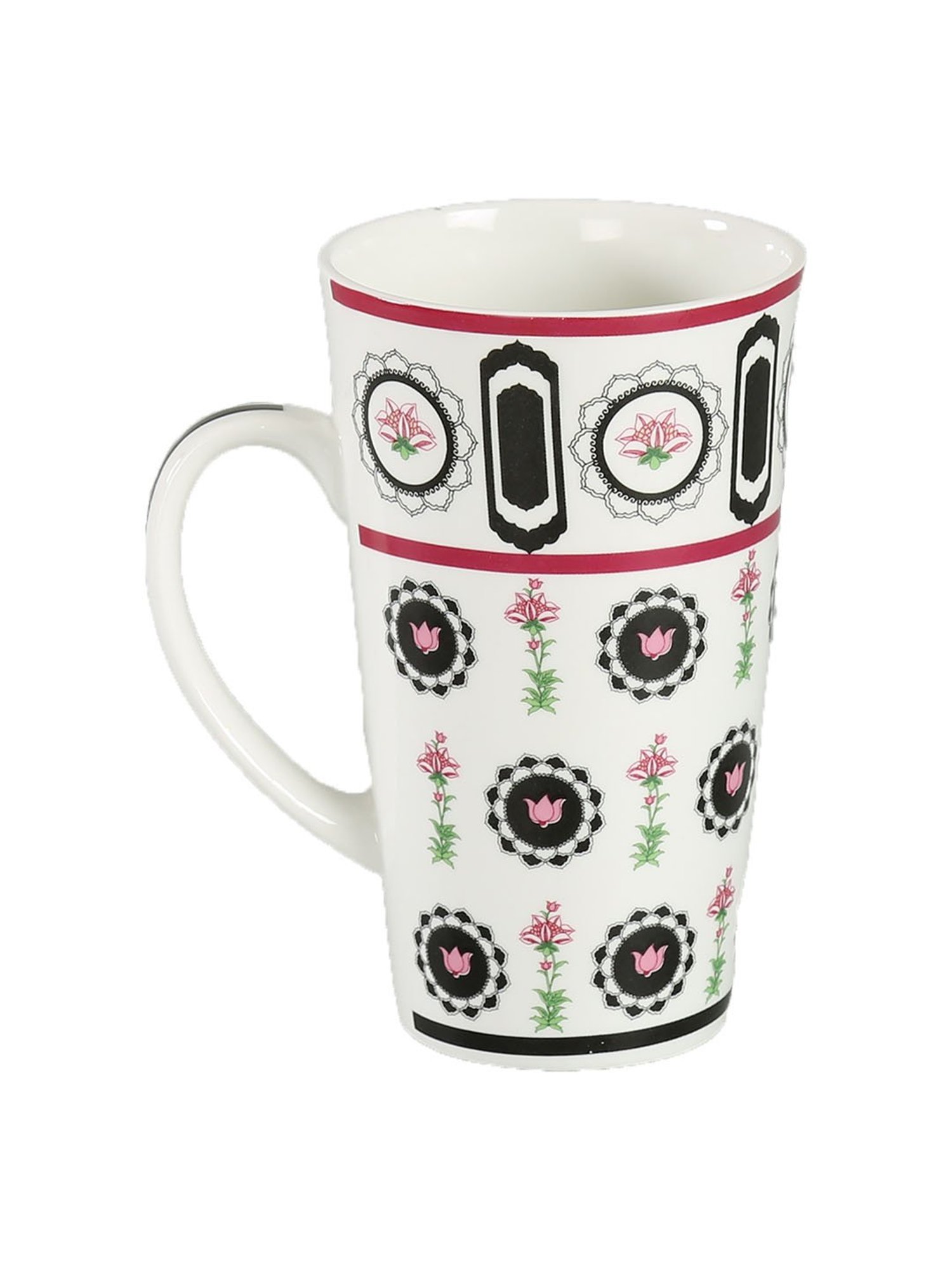 India Circus by Krsnaa Multicolor Ceramic 530 ML Mugs - Set of 2