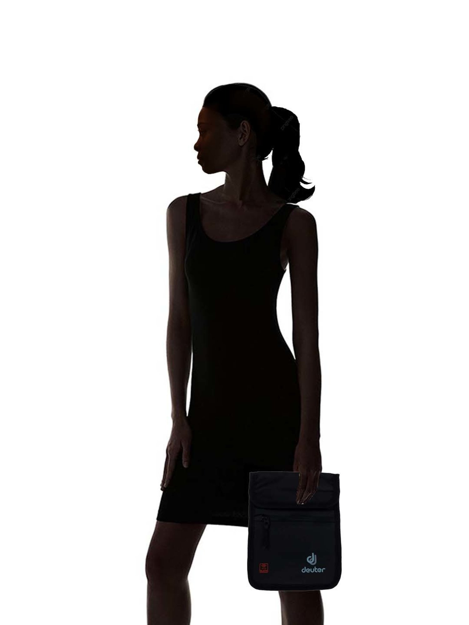 Deuter Black Casual Rfid Wallet