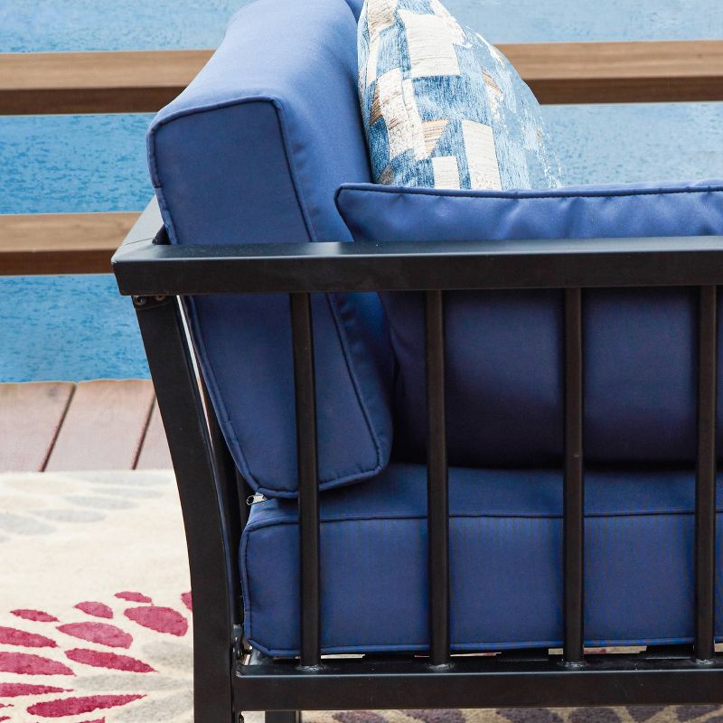 Corner Armless Patio Loveseat - Patio Festival