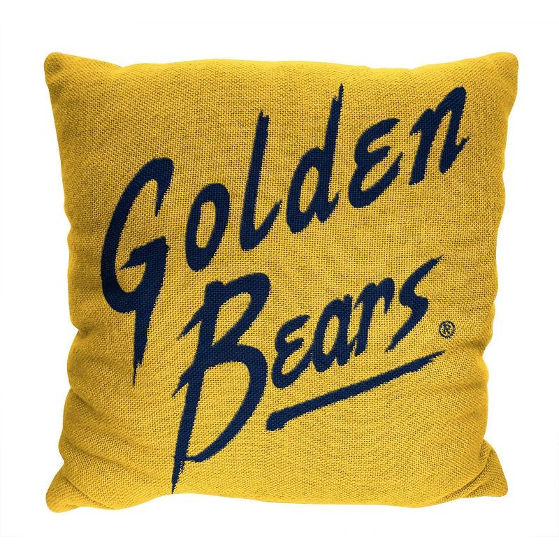 NCAA Cal Golden Bears Double Sided Woven Pillow