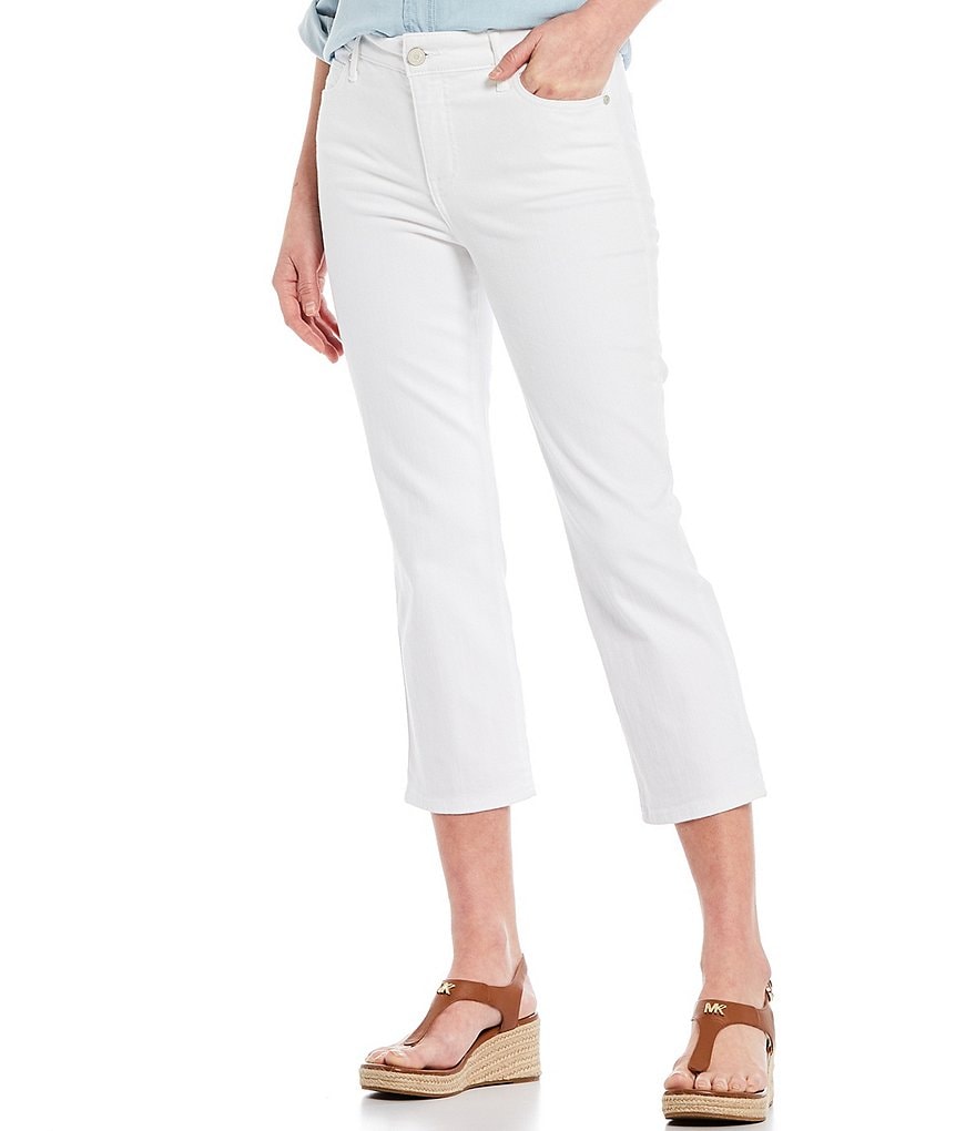 Code Bleu Classic Straight Leg Capri Jeans