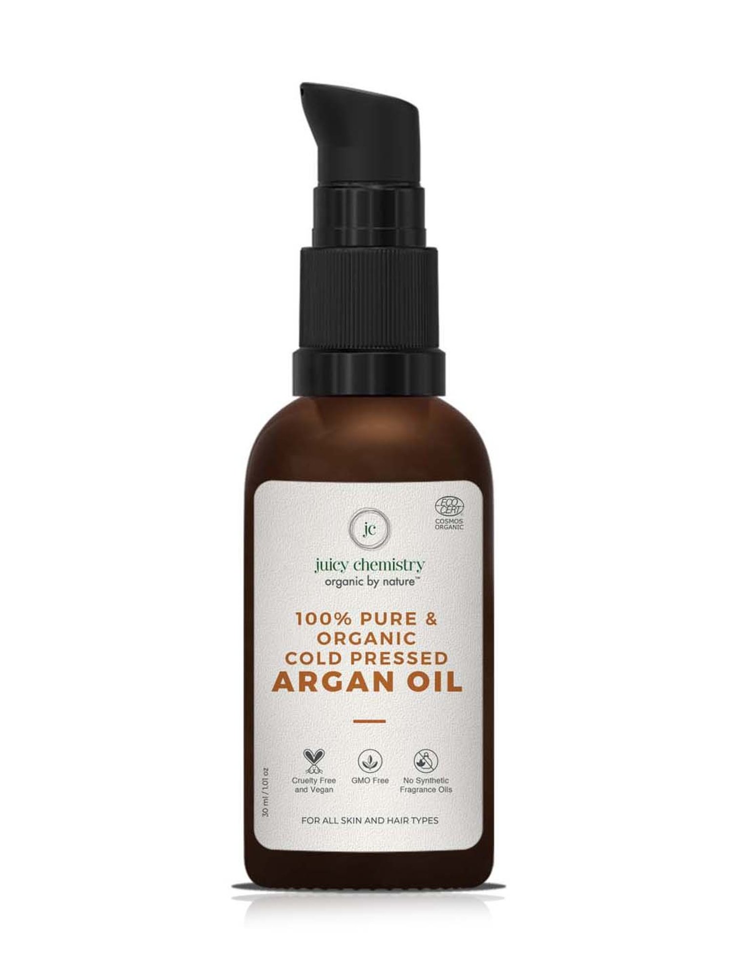 Juicy Chemistry Argan Cold Pressed Carrier Oil - 30 ml