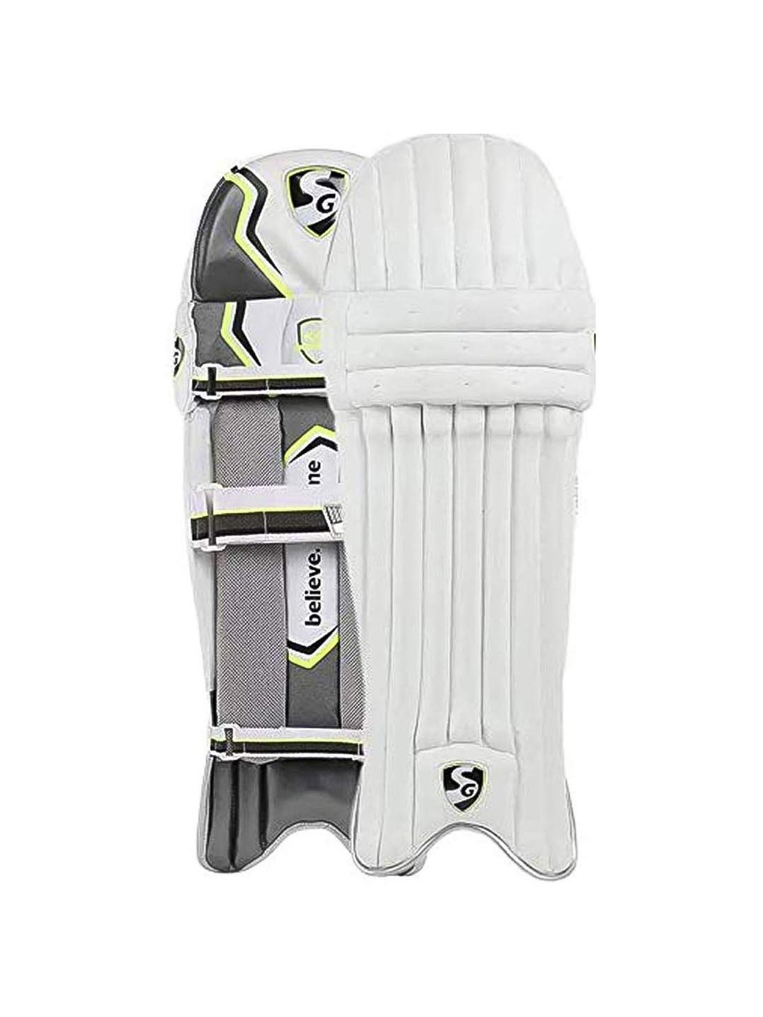 SG Campus White Batting Leg Guards for Adult