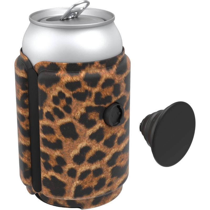 PopThirst PopGrip Can Holder - Leopard Prowl