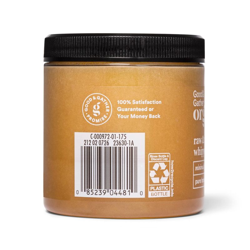 Organic Raw Whipped Pure Honey - 12oz - Good & Gather™