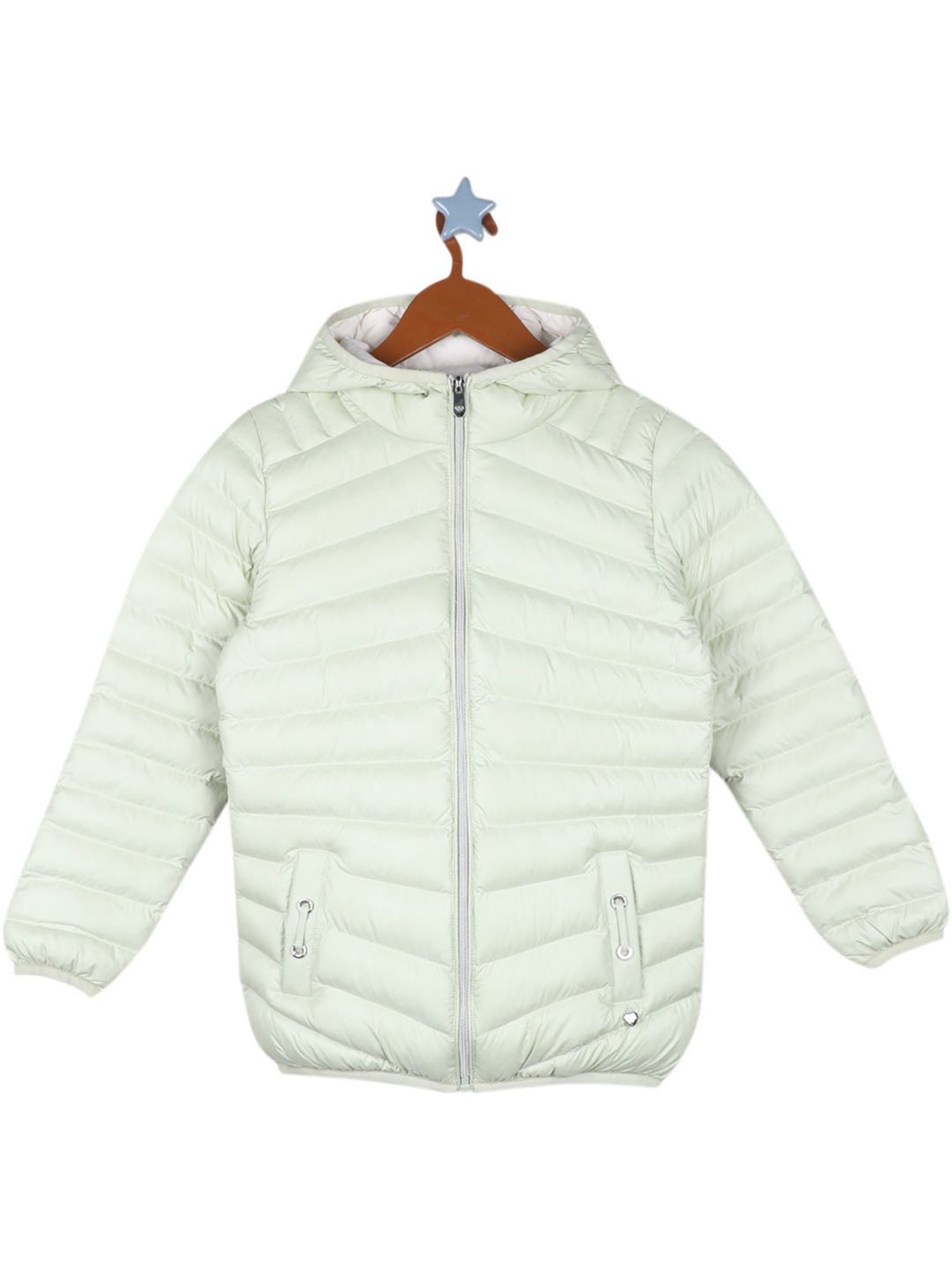 Elle Kids Black Self Pattern Jacket