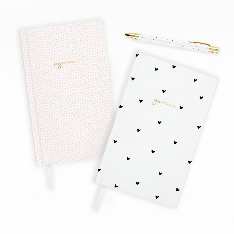 2021-22 Academic Planner 4.875" x 7.75" Casebound Weekly/Monthly Pink Dot - Sugar Paper™