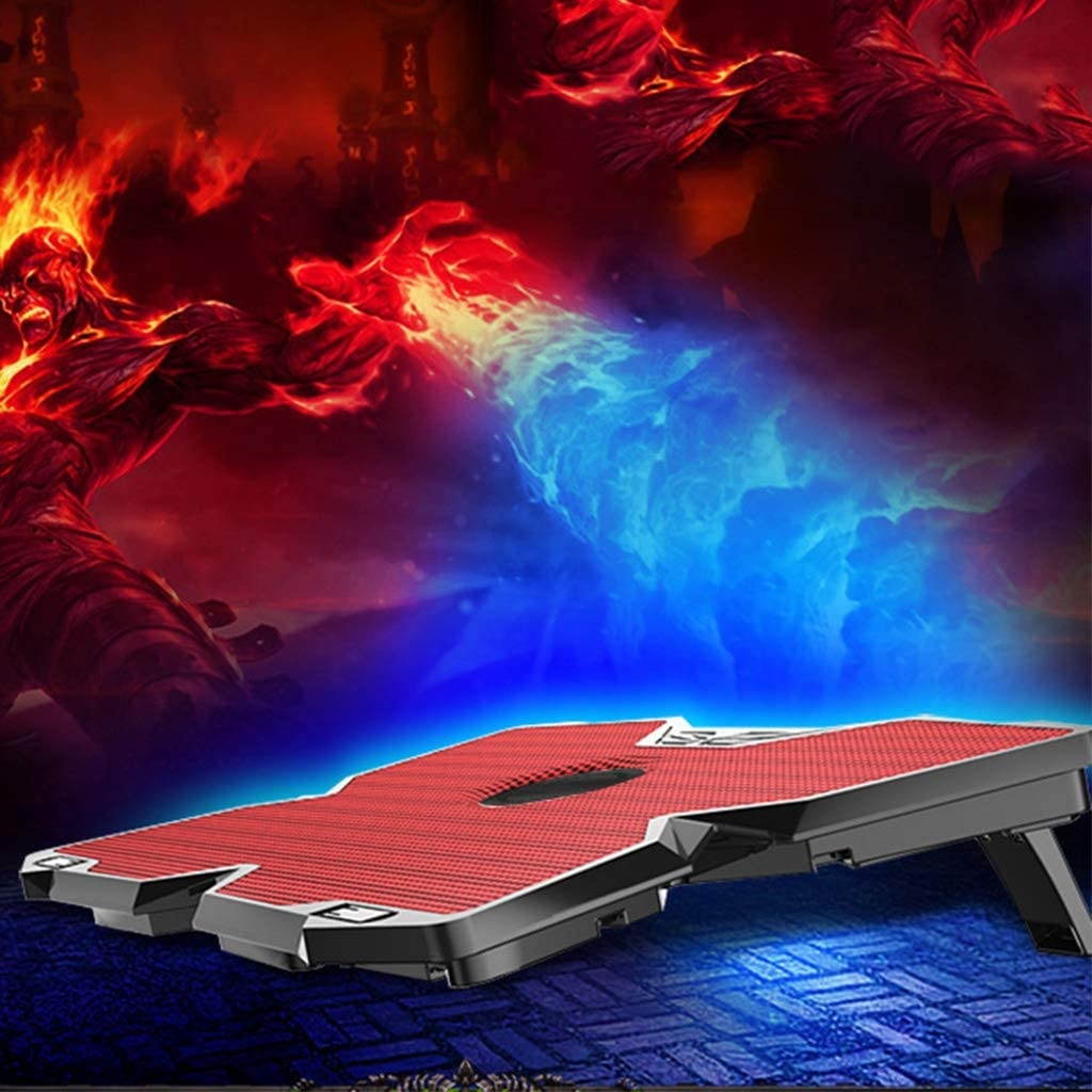 Universal Gaming Laptop Cooling Pad with 4 Fan Notebook Powerful Air Flow Cooler Laptop Cooling Fan