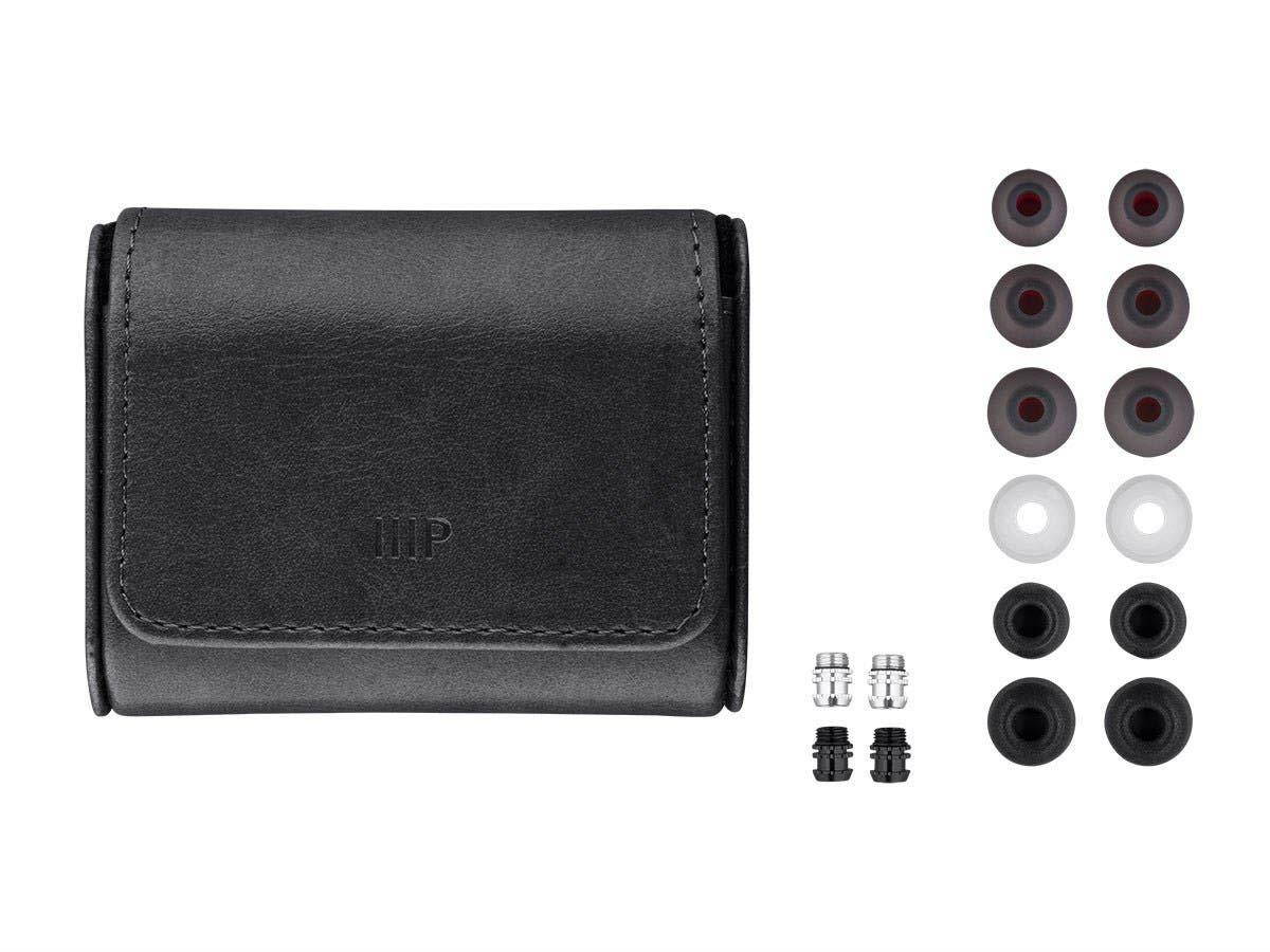 Monoprice MP80 Aluminum In-Ear Earphone, Balanced Armature Driver And Dynamic Driver With Three Tuning Nozzles