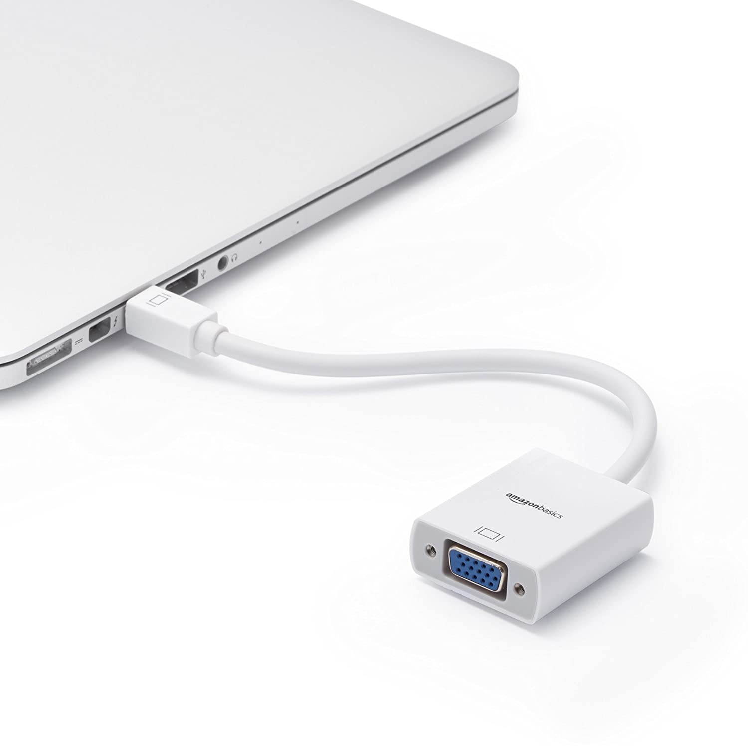 AmazonBasics Mini DisplayPort to VGA Monitor Adapter - Apple Compatible