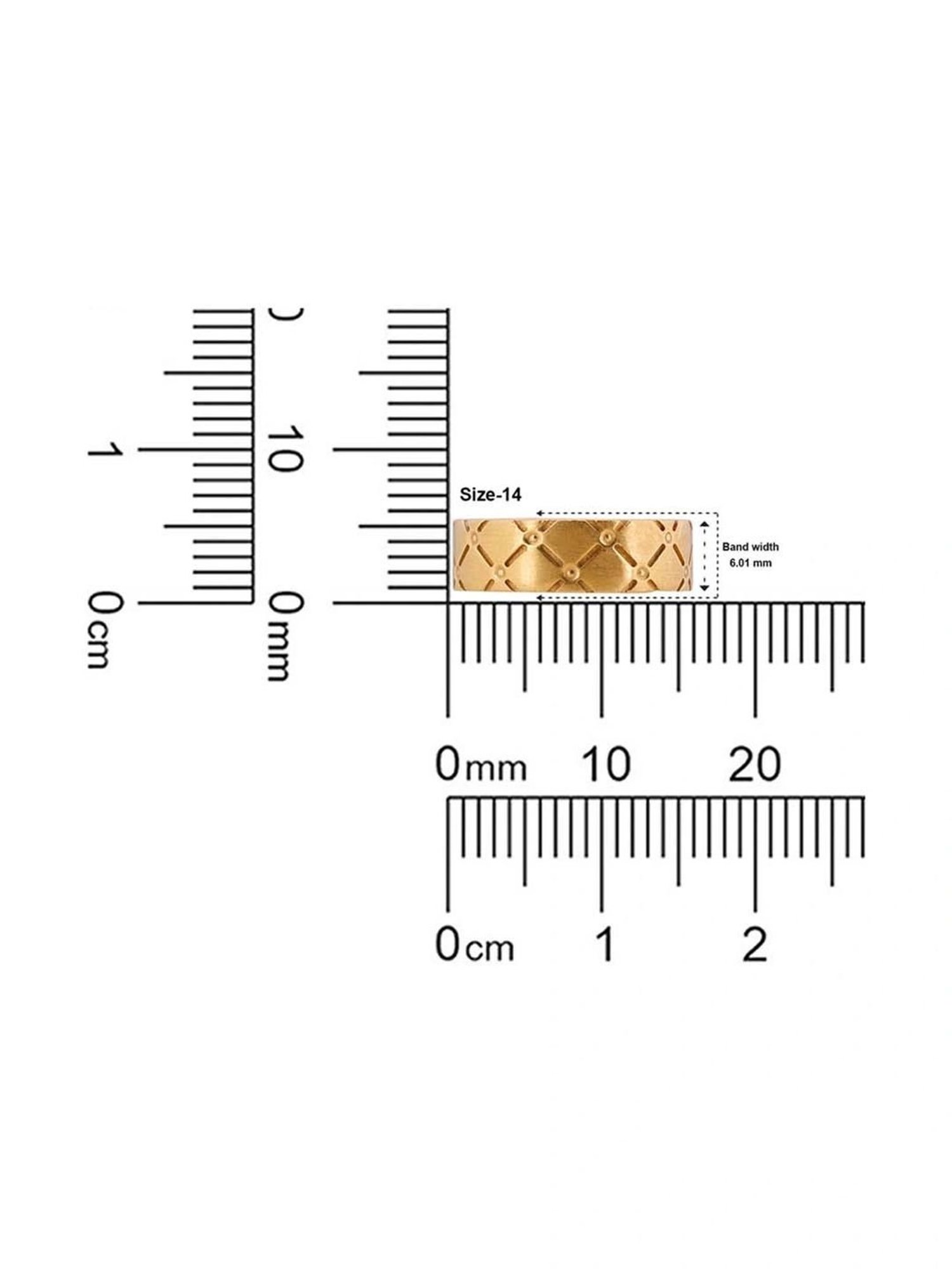 CKC Radiant Union: Fancy Gold Wedding Band Ring