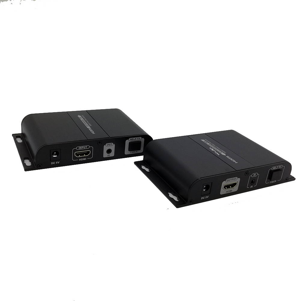 LENKENG LKV378A HDMI 1080p over fiber optical Extender up to 20km/65616ft with wide-band 360 angle IR (long range & more sensitive) supports one-to-many match single mode fiber optical