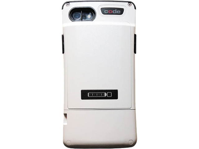 CODE CODE READER KIT  CR7018 IPHONE 8 CASE LIGHT GRAY PALM BATTERY 3FT STRAIGHT USB CABLE