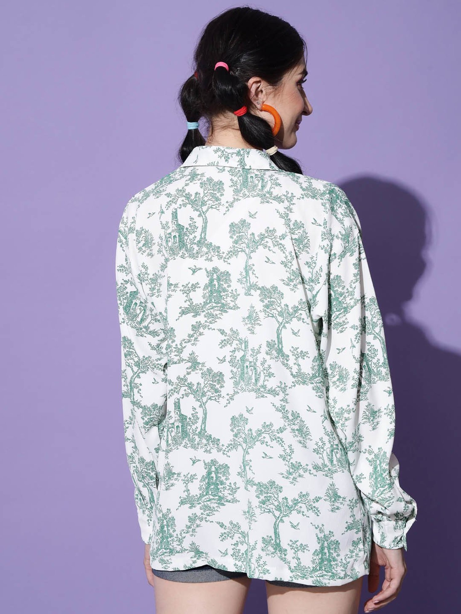 Mafadeny Black Striped Shrug