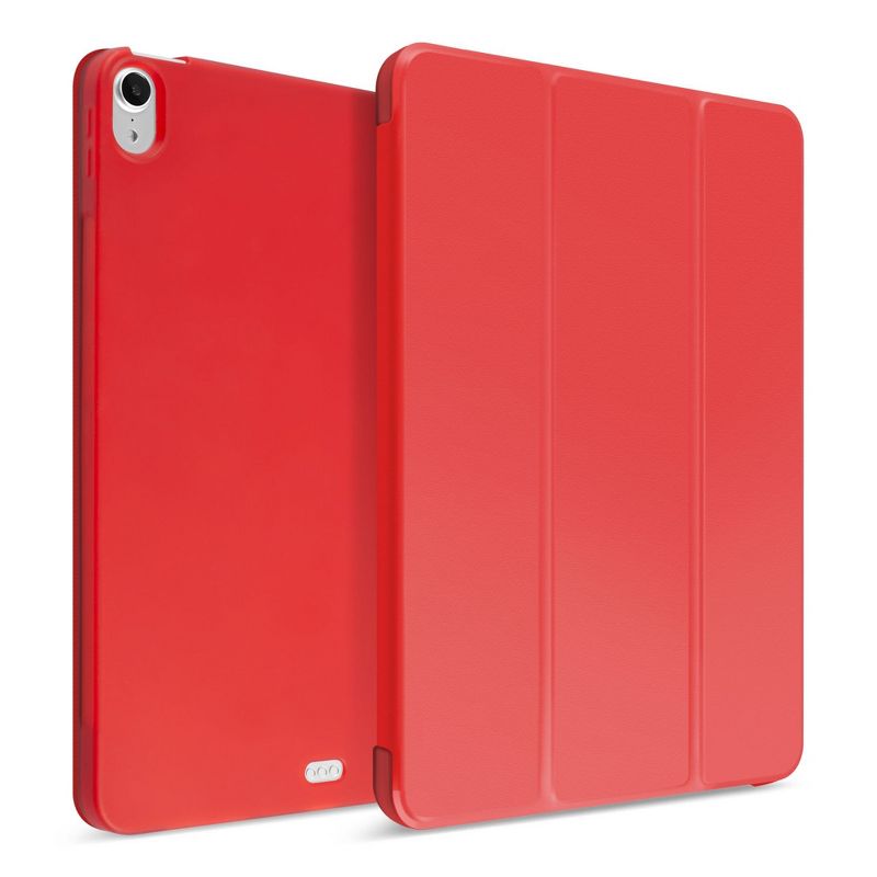 Insten - Tablet Cover Case Compatible with iPad Air 4 10.9 2020, Magnetic Auto Wake/Sleep, Soft Slim Lightweight, Red