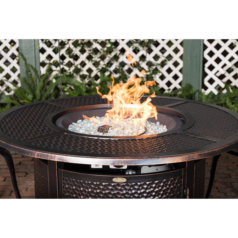 Briarwood Round Aluminum LPG Fire Pit - Fire Sense