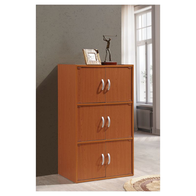 IRIS Tachi Series Modular Wood Stacking Storage Drawer Box Cabinet Cube, Gray