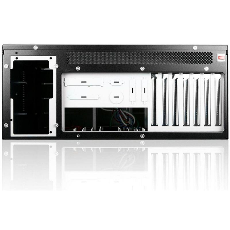 Monoprice 4U Stylish Chassis with 6x Trayless Hotswap Drive Bays, Black
