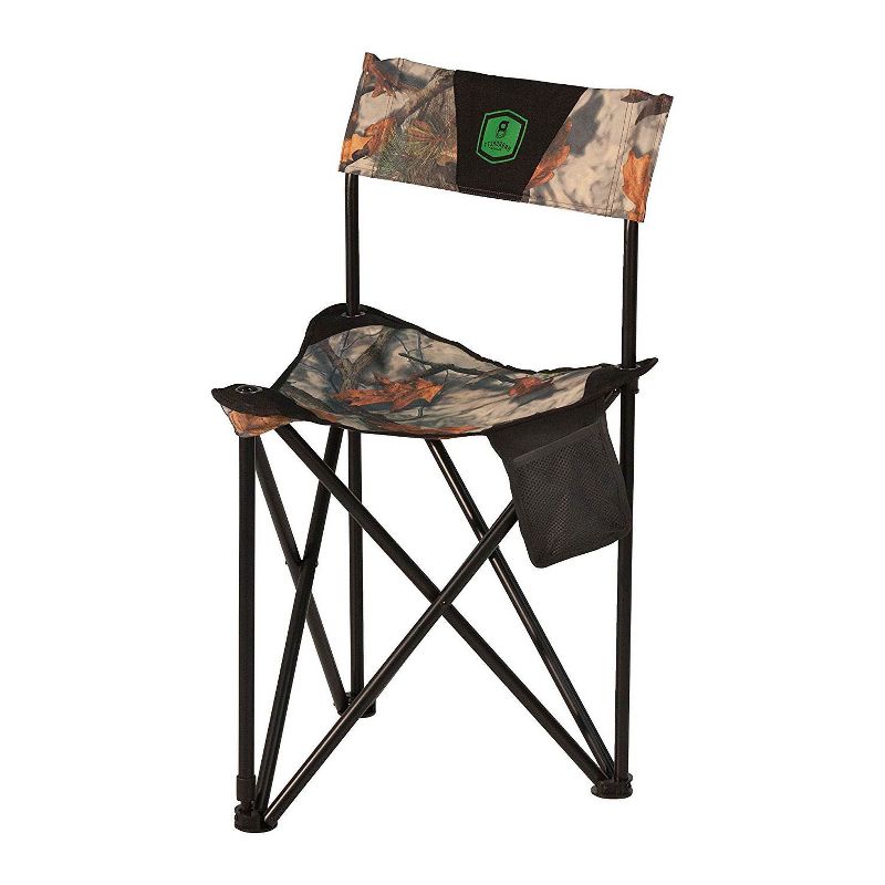 Barronett Blinds BC101 Tripod XL Folding Hunting Blind Chair, Bloodtrail Camo