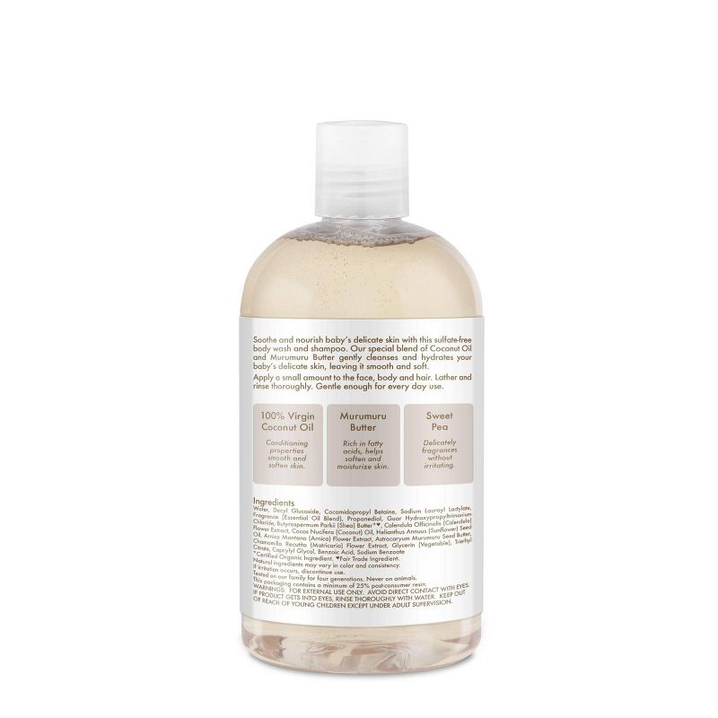 SheaMoisture 100% Virgin Coconut Wash & Shampoo - 13oz