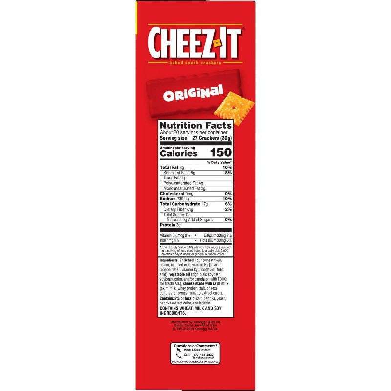 Cheez-It Original Baked Snack Crackers - 21oz