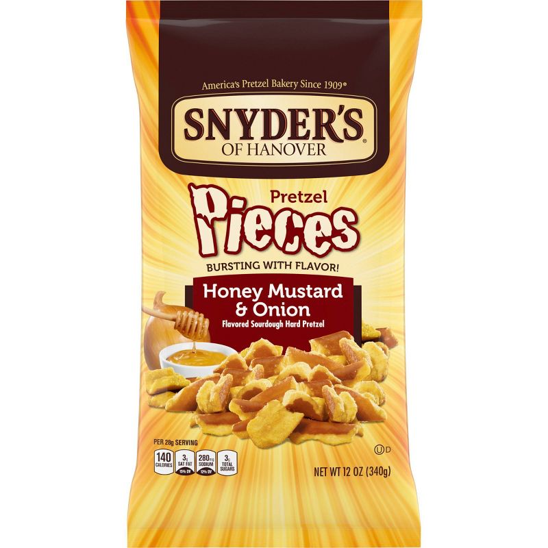 Snyder's of Hanover Honey Mustard and Onion Pretzel Pieces - 12oz