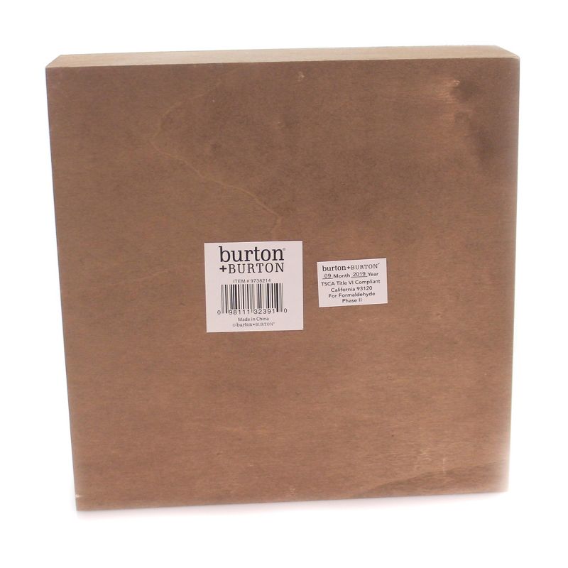 Valentine's Day 7.75" Love Message Shelf Block Floral Free Standing Burton & Burton  -  Freestanding Signs