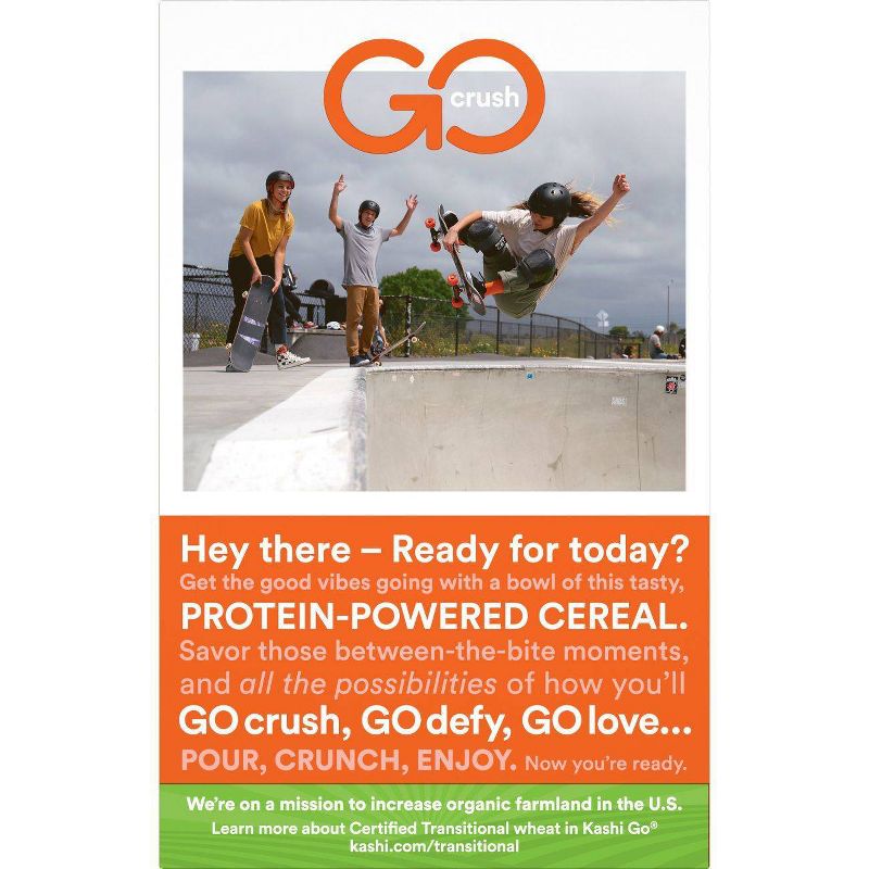 Kashi Go Lean Peanut Butter Crunch Clusters Breakfast Cereal - 13.2oz