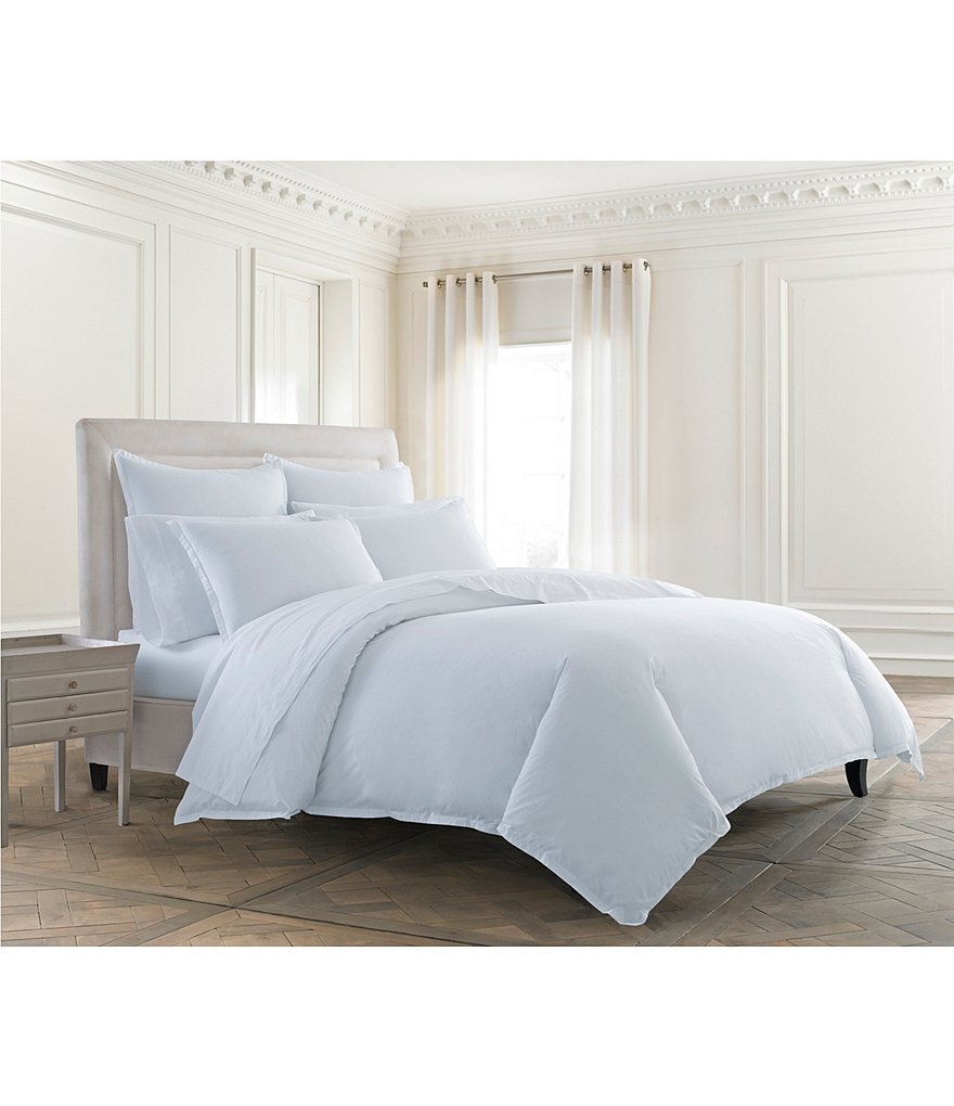 Kassatex Lorimer Washed Percale Duvet Cover