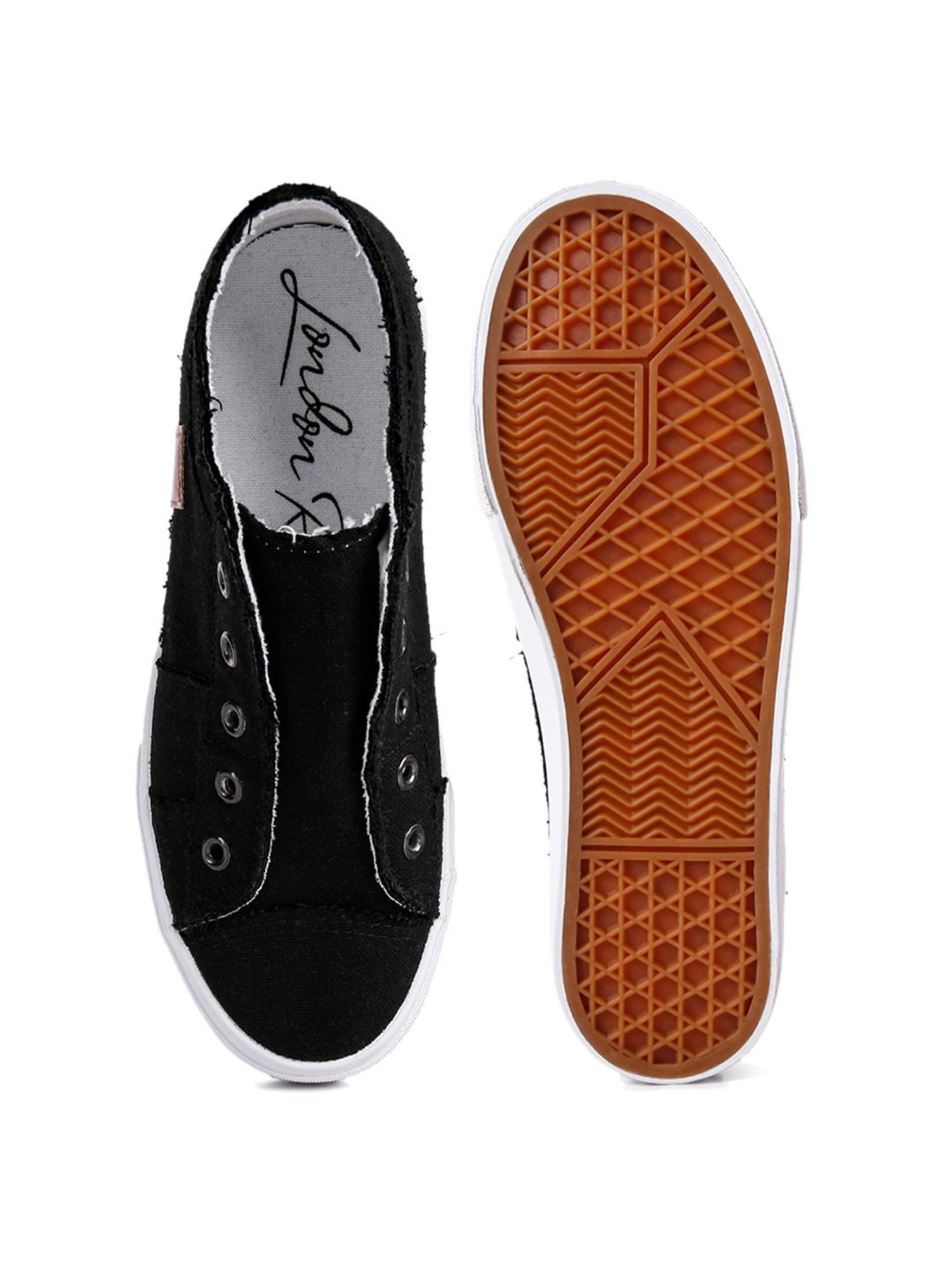 London Rag Women's Black Casual Sneakers