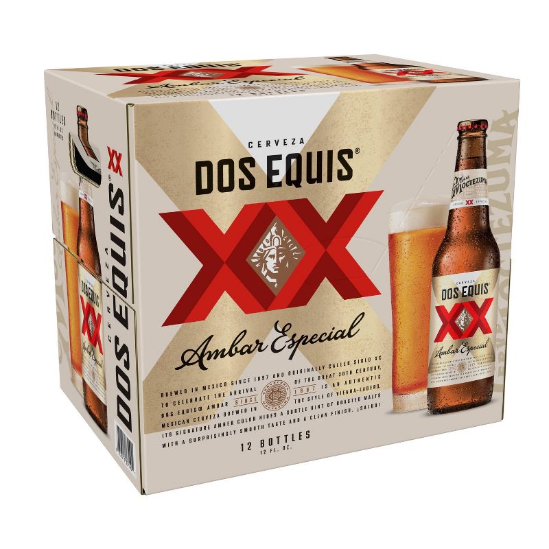 Dos Equis Ambar Mexican Lager Beer - 12pk/12 fl oz Bottles