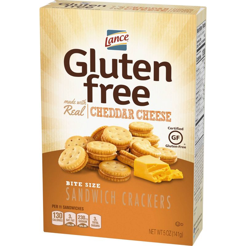 Lance Real Cheddar Cheese Bite Size Sandwich Crackers - 5oz