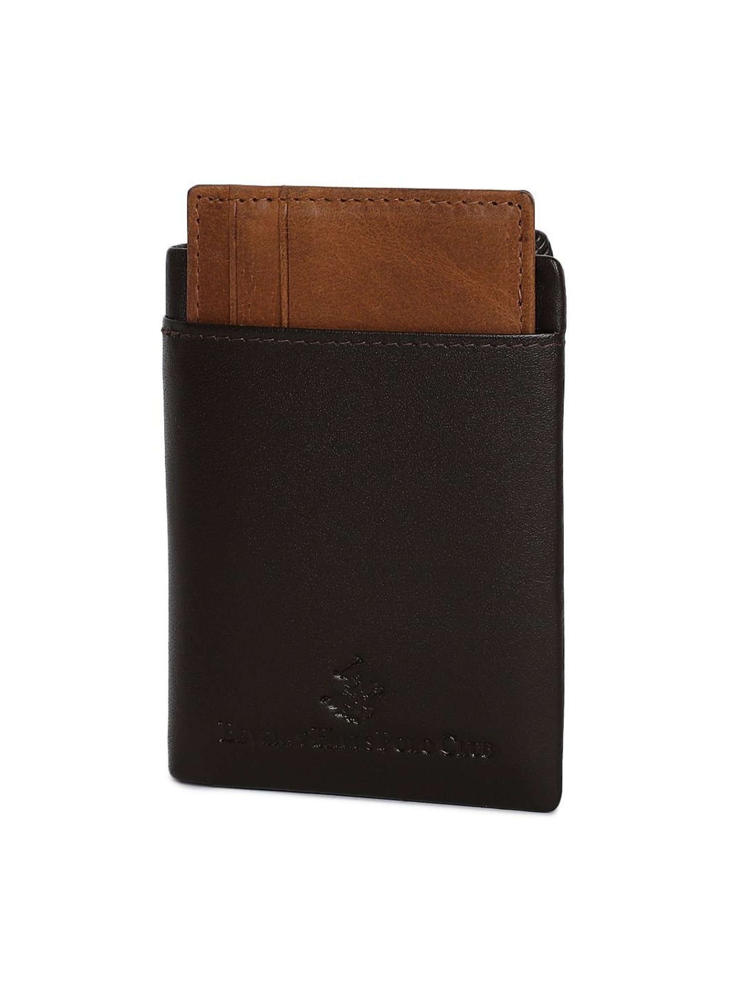 Beverly Hills Polo Club Brown Bi-Fold Wallet for Men