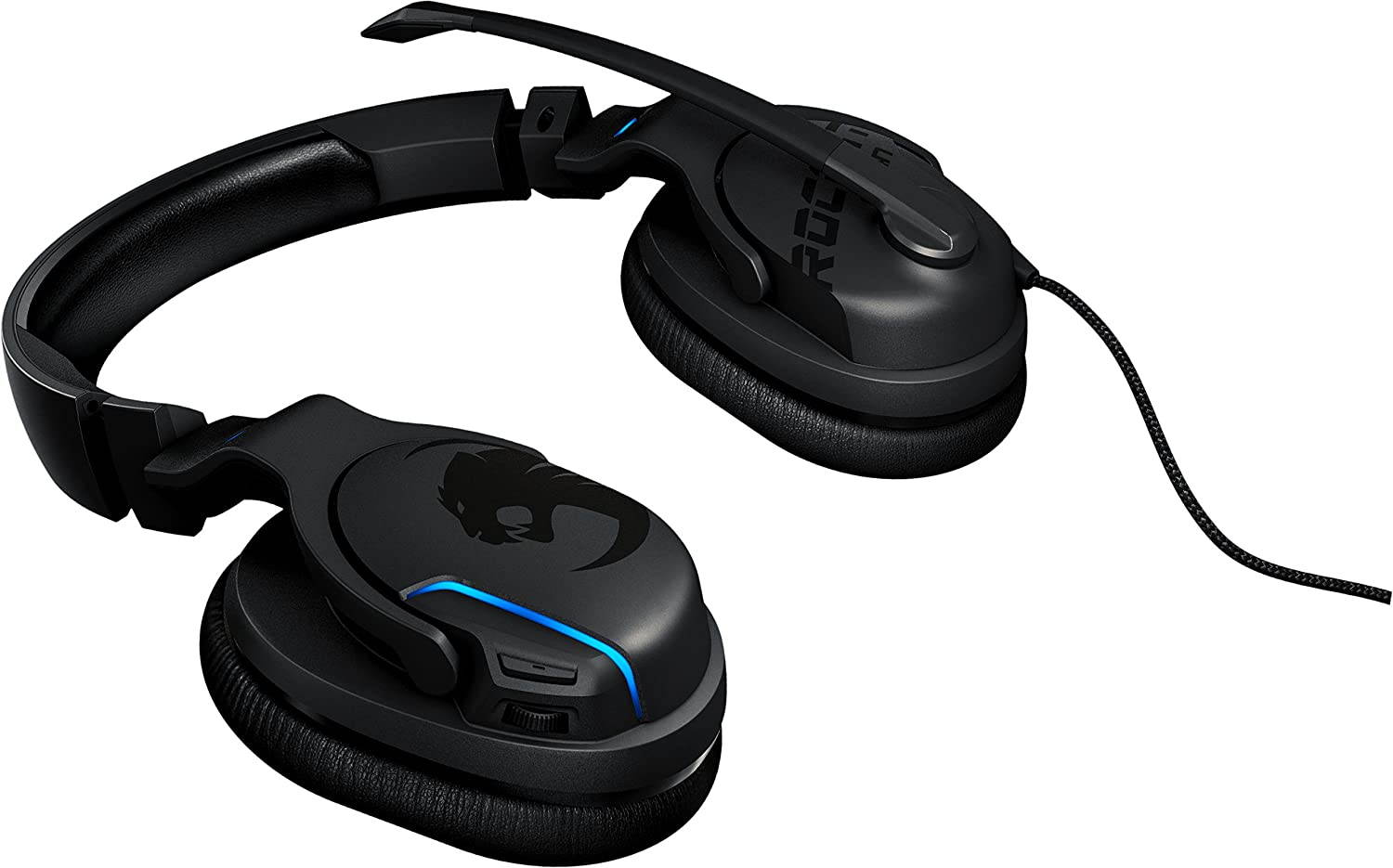ROCCAT Khan Pro High Resolution Wired Gaming Headset with Microphone- Black
