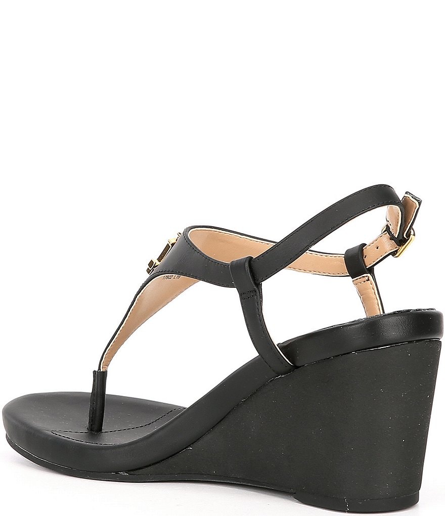 Lauren Ralph Lauren Jeannie Logo Wedges