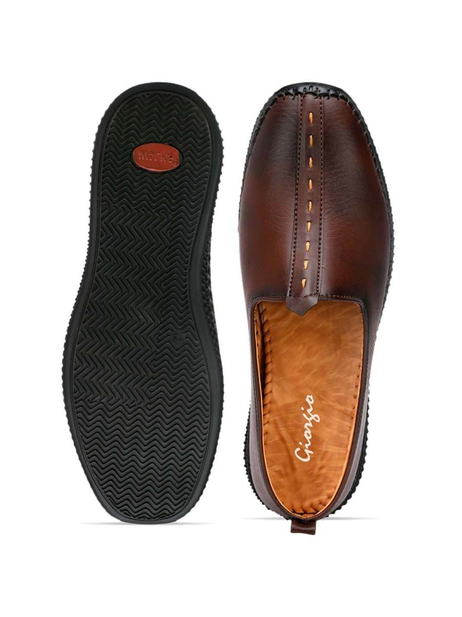 Giorgio Men's Brown Casual Slip Ons
