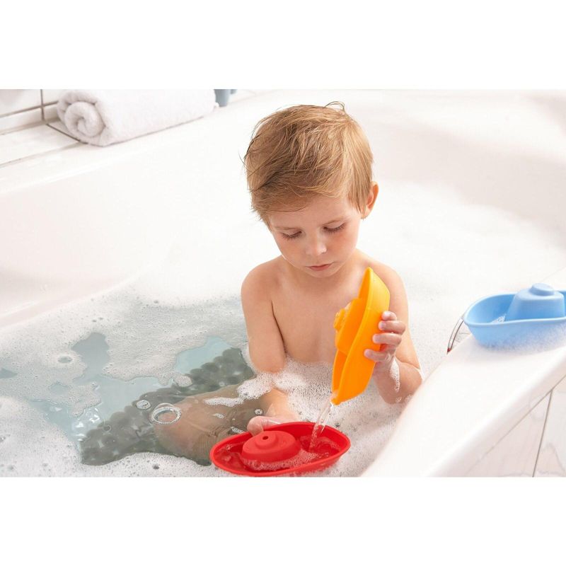 HABA Stacking Boat Set - 3 Piece Play Set for Bath or Pool