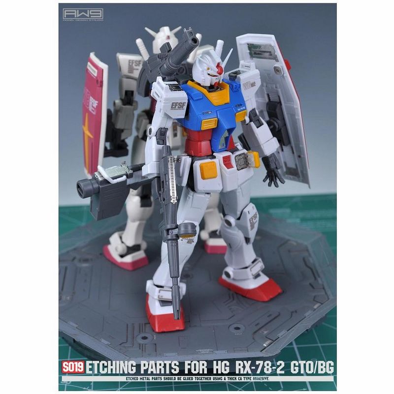 Madworks AW9 S19 Photo-Etch Metal Parts for RX-78-02 GTO/Beyond Global HG 1/144 Model Kit