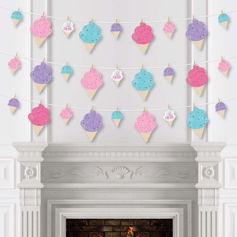 Big Dot of Happiness Blue Elephant - Boy Happy Birthday Decorations Party Banner