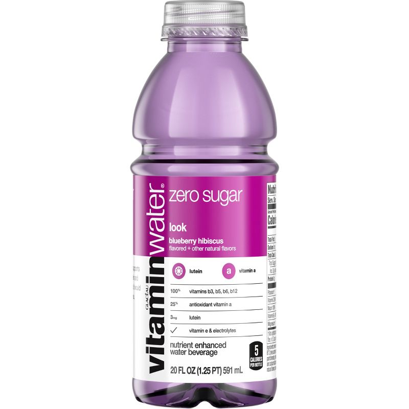 vitaminwater zero Blueberry Hibiscus - 20 fl oz Bottle