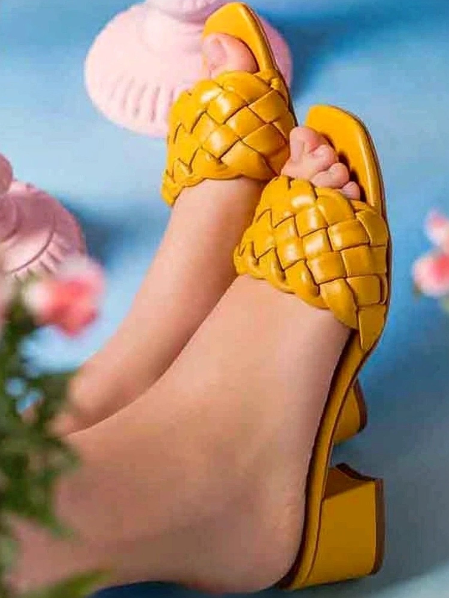 Saint G Women's Kate Mustard Casual Sandals