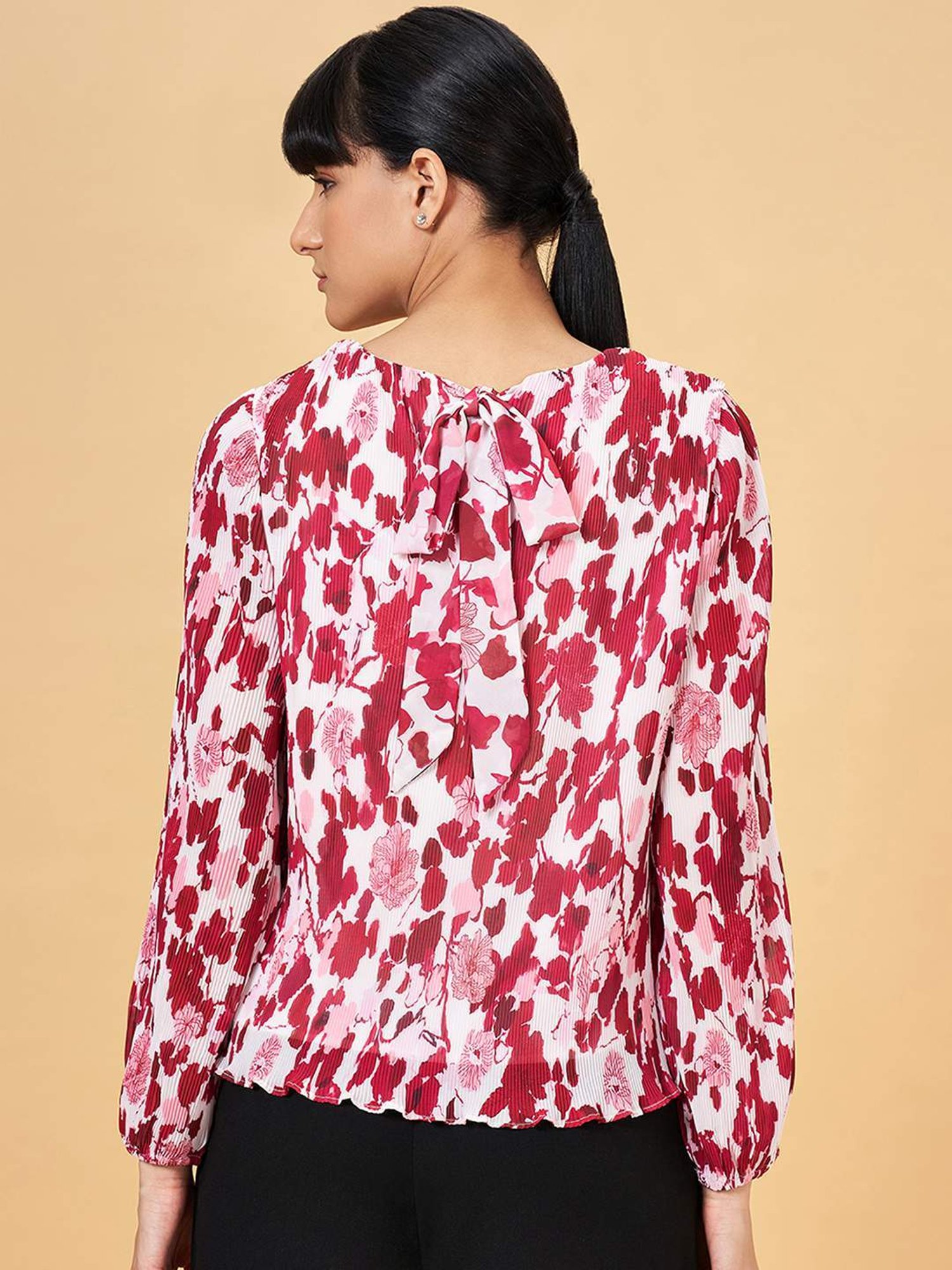 Annabelle by Pantaloons Pink Printed Top