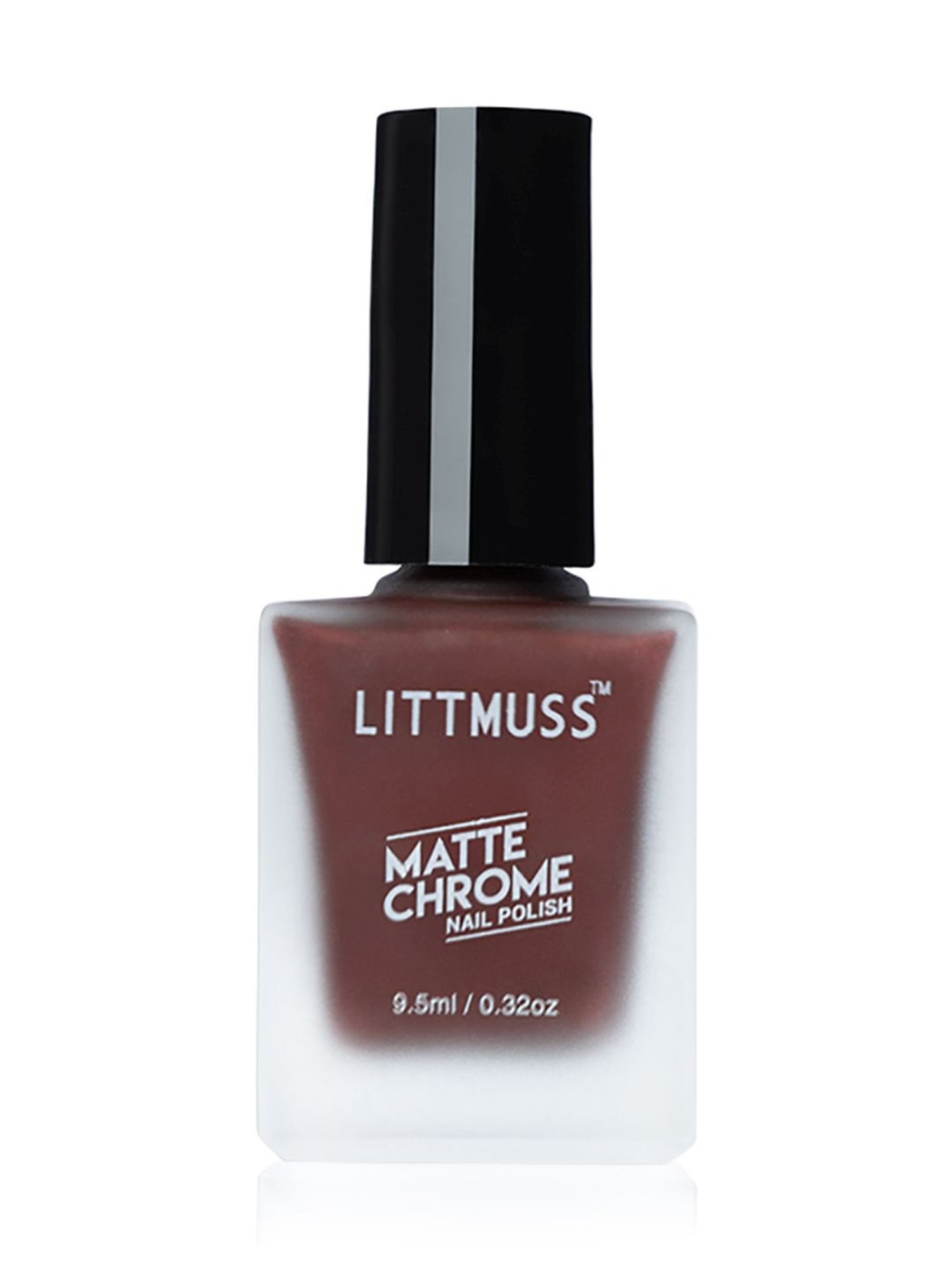 Littmuss Matte Chrome Nail Polish Plum Slushy 020 - 9.5 ml