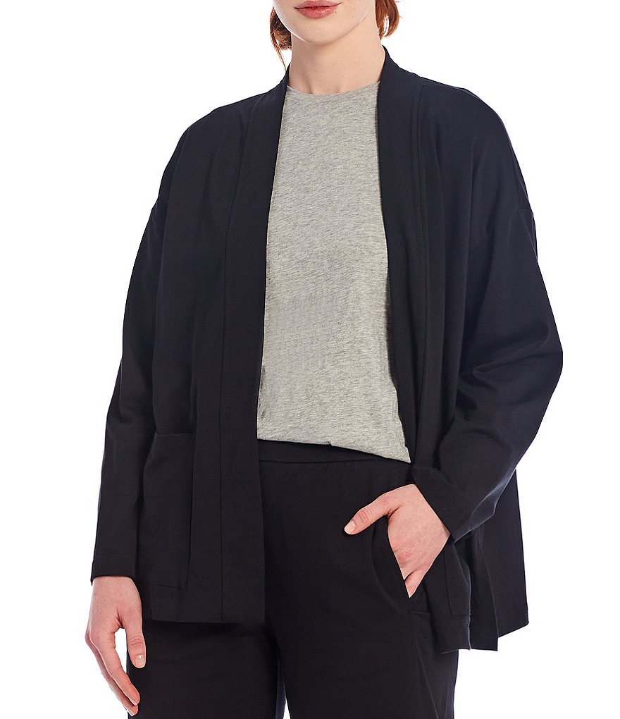 Ali Miles Printed Button Front Floral Wire Neck 3/4 Bell Sleeve Jacket