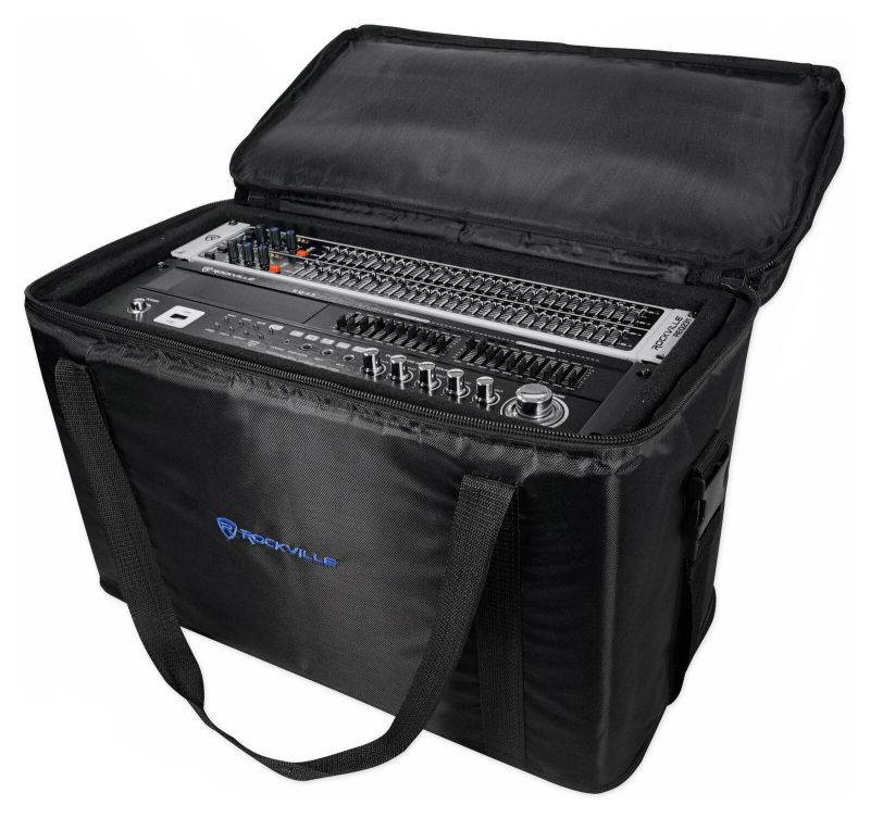 RRB50 5U Rack Bag Double-Sided Case with 12" Depth + Shoulder Strap