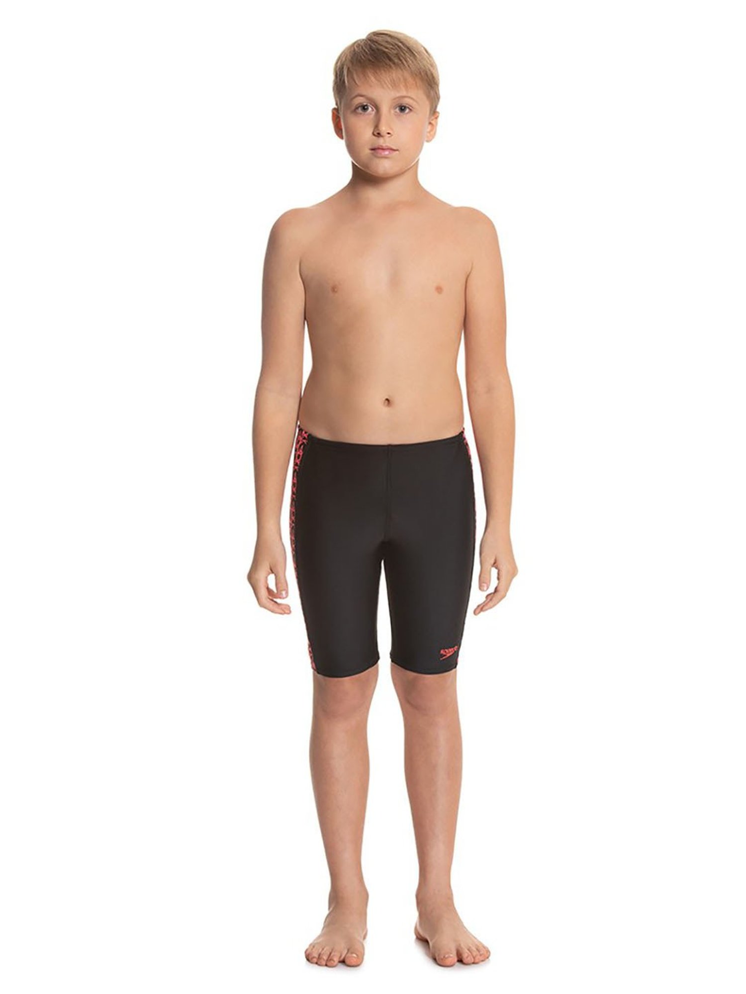 Speedo Kids Black Solid Jammers