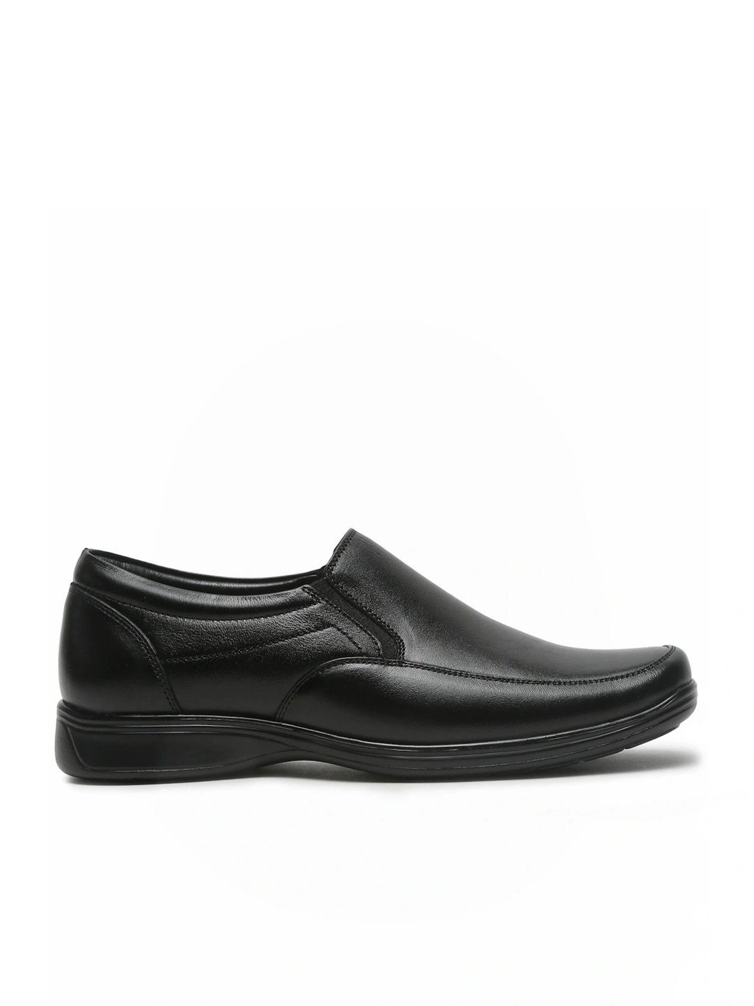 Teakwood Leathers Men's Black Formal Loafers